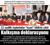 BDP'den Kalkışma deklarasyonu