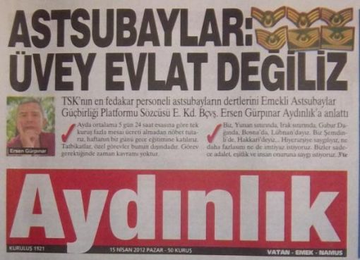 ASTSUBAYLAR: ÜVEY EVLAT DEĞİLİZ