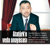 Atatürk’e veda anayasası
