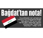 Bağdat’tan nota!