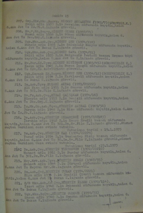 18 Mart 1975/Assubayların Soruşturması