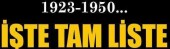 1923-1950 ARASI YAPILANLAR