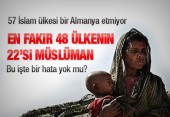 57 İslam Ülkesi bir Almanya etmiyor! EN FAKİR 48 ÜLKENİN 22'Sİ MÜSLÜMAN! Bu işte bir hata yok mu?