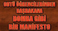 ODTÜ Öğrencilerinden Manifesto