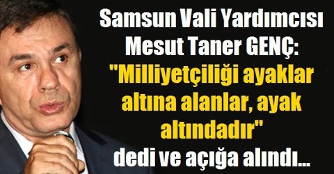 Erdoğan'ın milliyetçiliği ayaklar altına aldık sözlerini eleştiren Vali'ye soruşturma