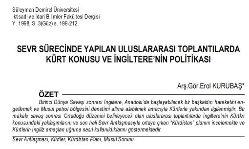 Kürtler de kendi tarihleriyle yüzleşmeli...