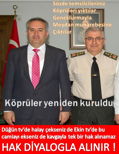 Genelkurmay II.Bşk.Org. GÜLER, Çaycı Örneği Vererek, Statüyü İzah Ettiği Meslek Mensuplarıyla Görüşmüş !