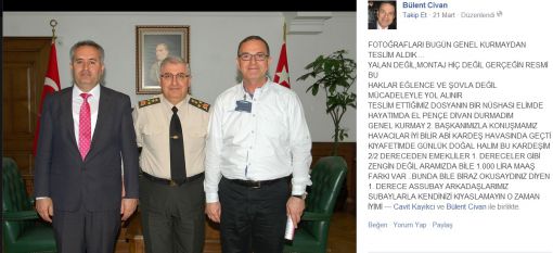 Genelkurmay II.Bşk.Org. GÜLER, Çaycı Örneği Vererek, Statüyü İzah Ettiği Meslek Mensuplarıyla Görüşmüş !