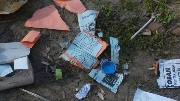 Çöpten CHP ve MHP oyları çıktı