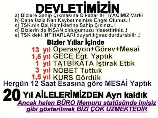 Başbakana iletilen asubayların uğradığı adaletsizlikler - (E) Asb. Yılmaz Demir Özçelik