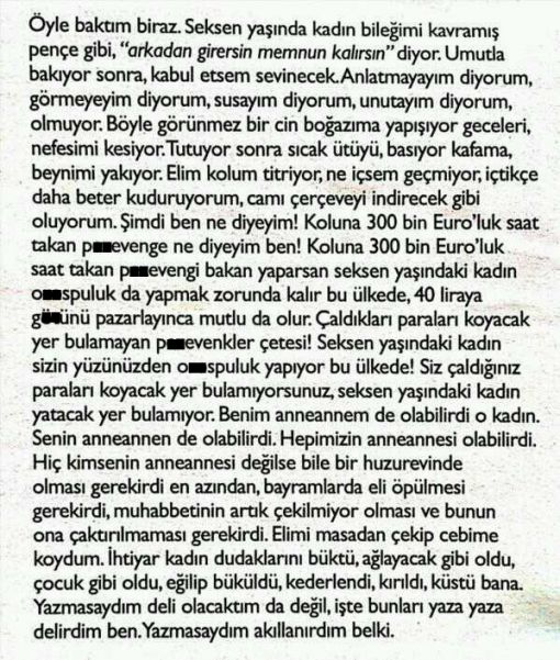 Emrah Serbes'ten ağır mı ağır yazı