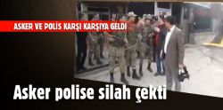 Orduevi önünde asker-polis gerginliği