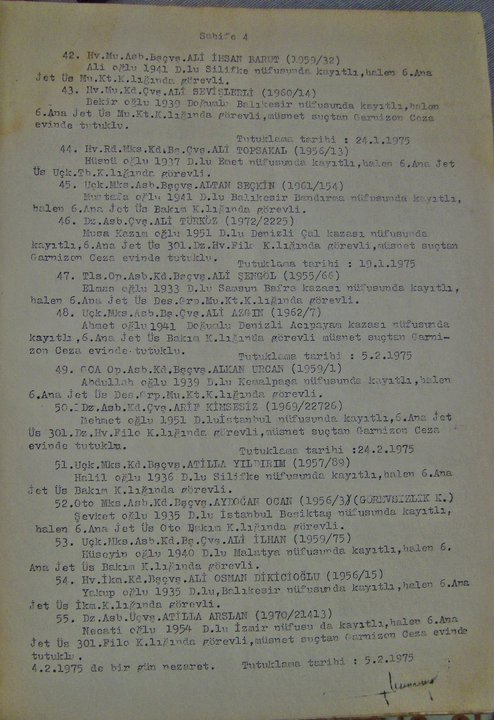 Abdullah İnaler: Assubayların İş Riski ve Yan Ödeme Protestosu 8-9 Ocak 1975