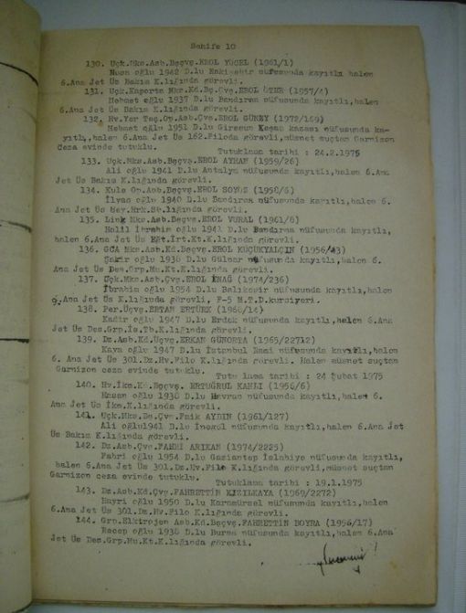 Abdullah İnaler: Assubayların İş Riski ve Yan Ödeme Protestosu 8-9 Ocak 1975