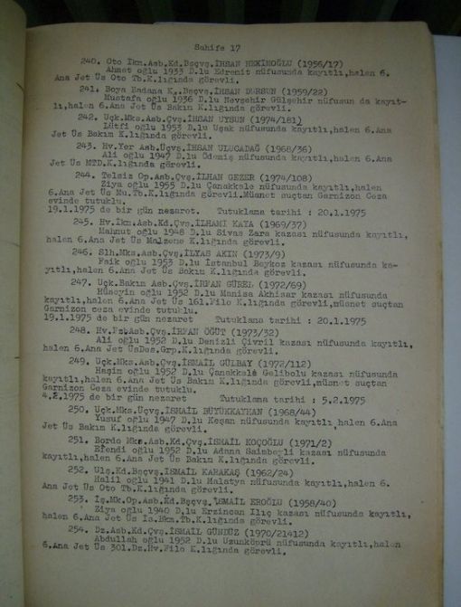 Abdullah İnaler: Assubayların İş Riski ve Yan Ödeme Protestosu 8-9 Ocak 1975