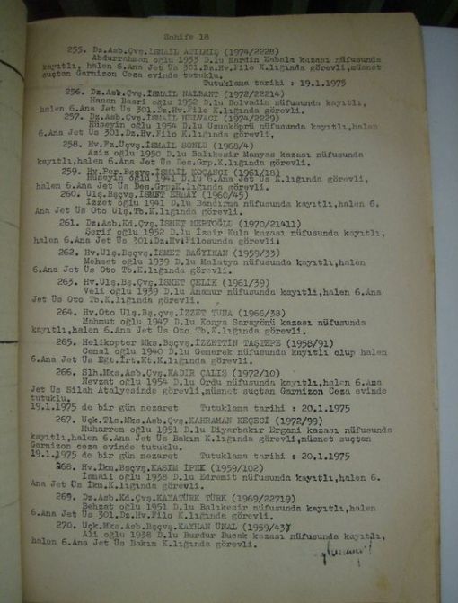 Abdullah İnaler: Assubayların İş Riski ve Yan Ödeme Protestosu 8-9 Ocak 1975