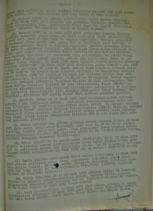 Abdullah İnaler: Assubayların İş Riski ve Yan Ödeme Protestosu 8-9 Ocak 1975