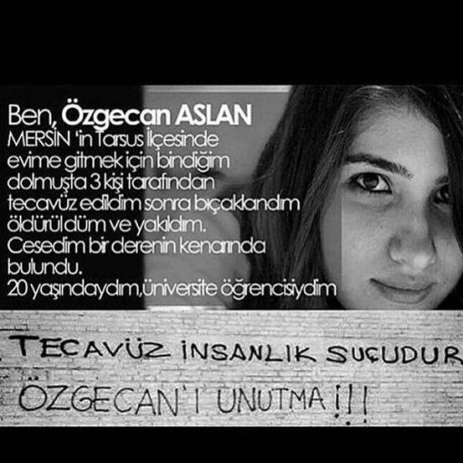 Özgecan'a nasıl kıydınız