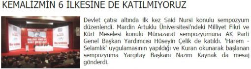 Federasyon projesi Mardin’den başladı
