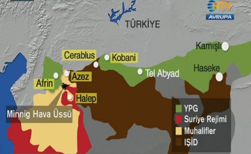 Türk Ordusu Suriye'de PYD'yi vurdu