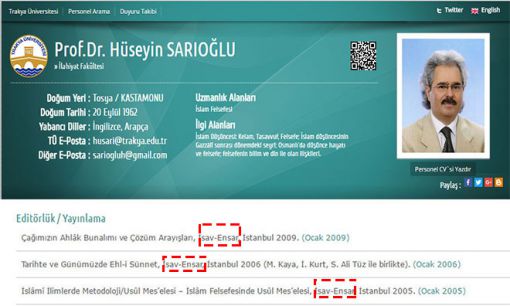 Bilgisayarından çocuk pornosu çıkan Trakya Üni. profesörünün de Ensar Vakfı ile bağı çıktı
