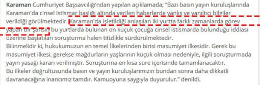 TECAVÜZ OLAYI ENSAR VAKFI’NDA İLK DEĞİLMİŞ