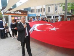Emekli astsubaylar şehitler ve özlük hakları için Ordu'da eylem yaptı