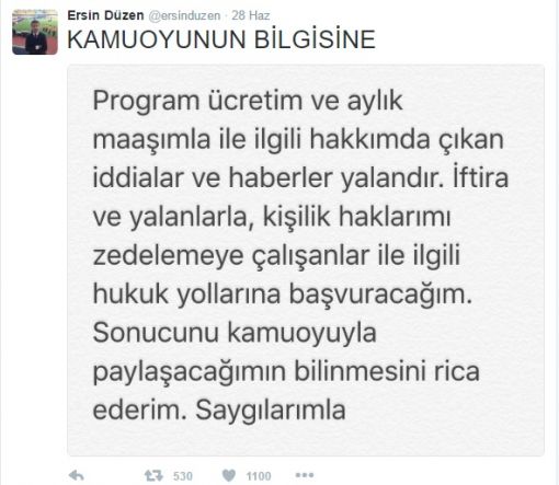 Ersin Düzen'den 278 bin TL maaş açıklaması