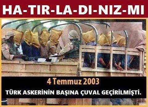 İktisadi bağımlılığın sonucu askerin başına geçirilen çuval