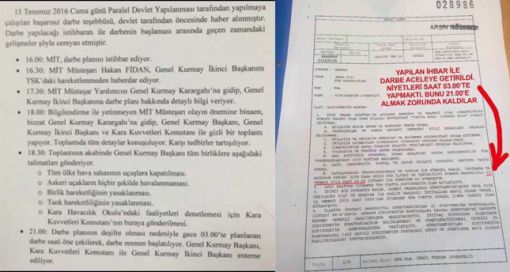 MİT kalkışmayı 16:00'da Genelkurmay'a bildirmiş
