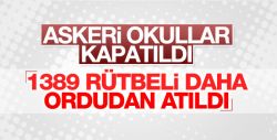 TSK 2. ihraç listesi yayınlandı: İşte TSK’dan atılan bin 389 subay ve astsubay! (Resmi Gazete 31 Temmuz 2016)