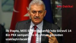 Başbakan Yıldırım: "PKK terör örgütünün baskısı veya terör örgütüyle bir şekilde ilişkiye girmiş öğretmenleri de değiştiriyoruz."