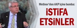 Metiner AKP içindeki Cemaatçilerin istifasını istedi