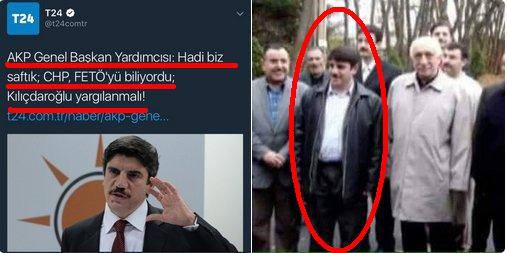 AKP Genel Başkan Yardımcısı Aktay: Hadi biz saftık; CHP, FETÖ'yü biliyordu; Kılıçdaroğlu yargılanmalı!