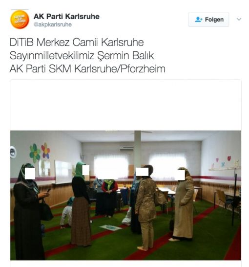 AKP Avrupa'da camileri suistimal ediyor.
