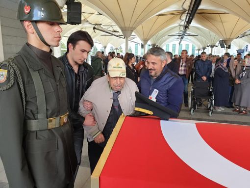 (E)Per.Kd.Bçvş Hasan Seçkin ebedî yolculuğuna uğurlandı