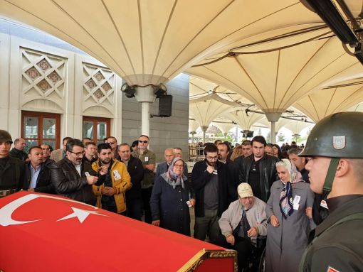 (E)Per.Kd.Bçvş Hasan Seçkin ebedî yolculuğuna uğurlandı
