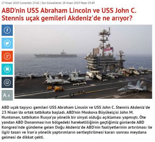 Amerikan Donanması, Karadeniz, Boğazlar Sözleşmesi Montrö ve Kanal İstanbul