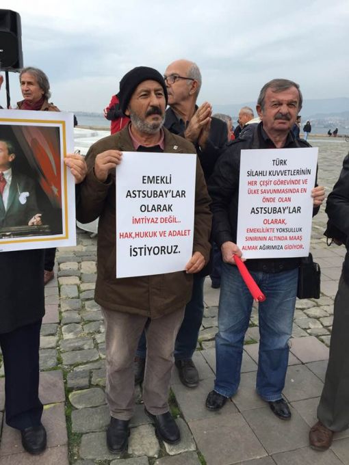 EMEKLİ ASSUBAYLARIN GÜNDOĞDU BASIN AÇIKLAMASI