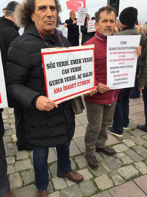 EMEKLİ ASSUBAYLARIN GÜNDOĞDU BASIN AÇIKLAMASI