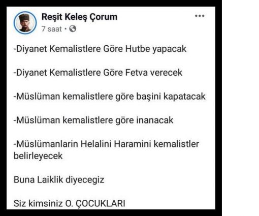 AKP'li isim Diyanet'i eleştirenlere küfür etti