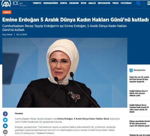 Cengiz Özakıncı, 5 Aralık “Türk Kadının Seçme Seçilme Hakkı”nın 2011’den sonra “Dünya Kadın Hakları Günü” adı altında kutlanıldığına dikkat çekti