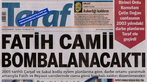 Taraf'ın kumpasçısıyla geleceği görüşmüşler...