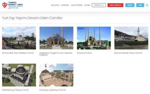 Türkiye ve Türkiye Dışında Açılan Camiler - Maliyetler