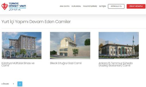 Türkiye ve Türkiye Dışında Açılan Camiler - Maliyetler