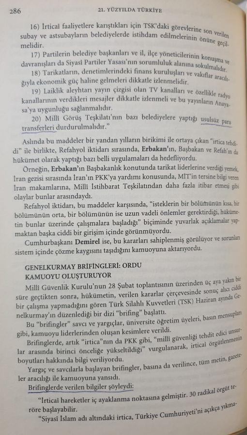 Dış Tehditlerin Tespiti ve Alınacak Önlemlerin Bakanlar Kuruluna Sunuluşu - 28 Şubat 1997