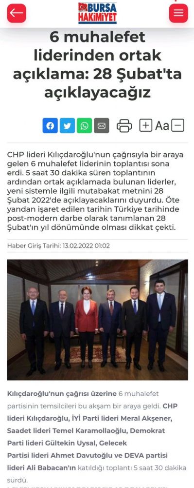 Dış Tehditlerin Tespiti ve Alınacak Önlemlerin Bakanlar Kuruluna Sunuluşu - 28 Şubat 1997