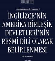 İngilizce'nin Amerika Birleşik Devletleri'nin Resmi Dili Olarak Belirlenmesi