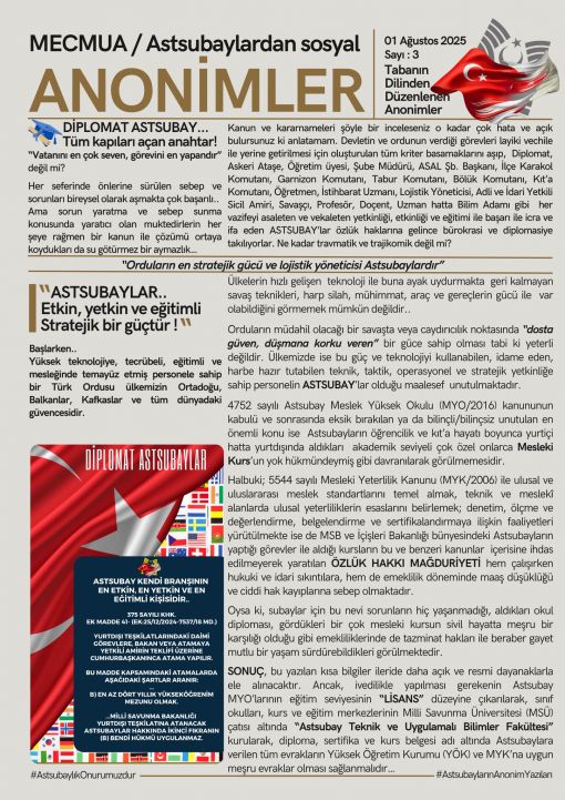 MECMUA/Astsubaylardan Sosyal Anonimler