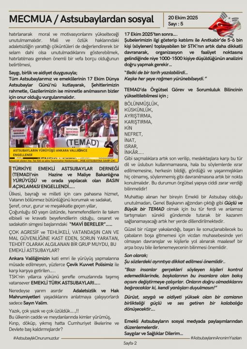 MECMUA/Astsubaylardan Sosyal Anonimler